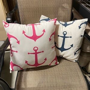 Anchor Throw Pillows